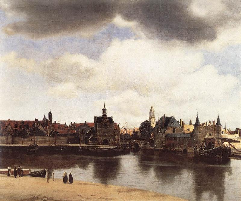 Jan Vermeer View of Delft Sweden oil painting art